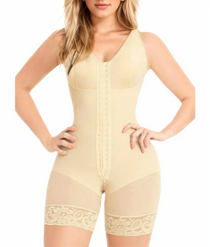 CurveSculpt Colombian Full Body Shaper – Women Tummy Control Post Surgery Full Body Shaper Butt Lifter with Zipper Crotch Skimsbodysuits Elegant Fajas Melibelt Bodysuitfajashaper